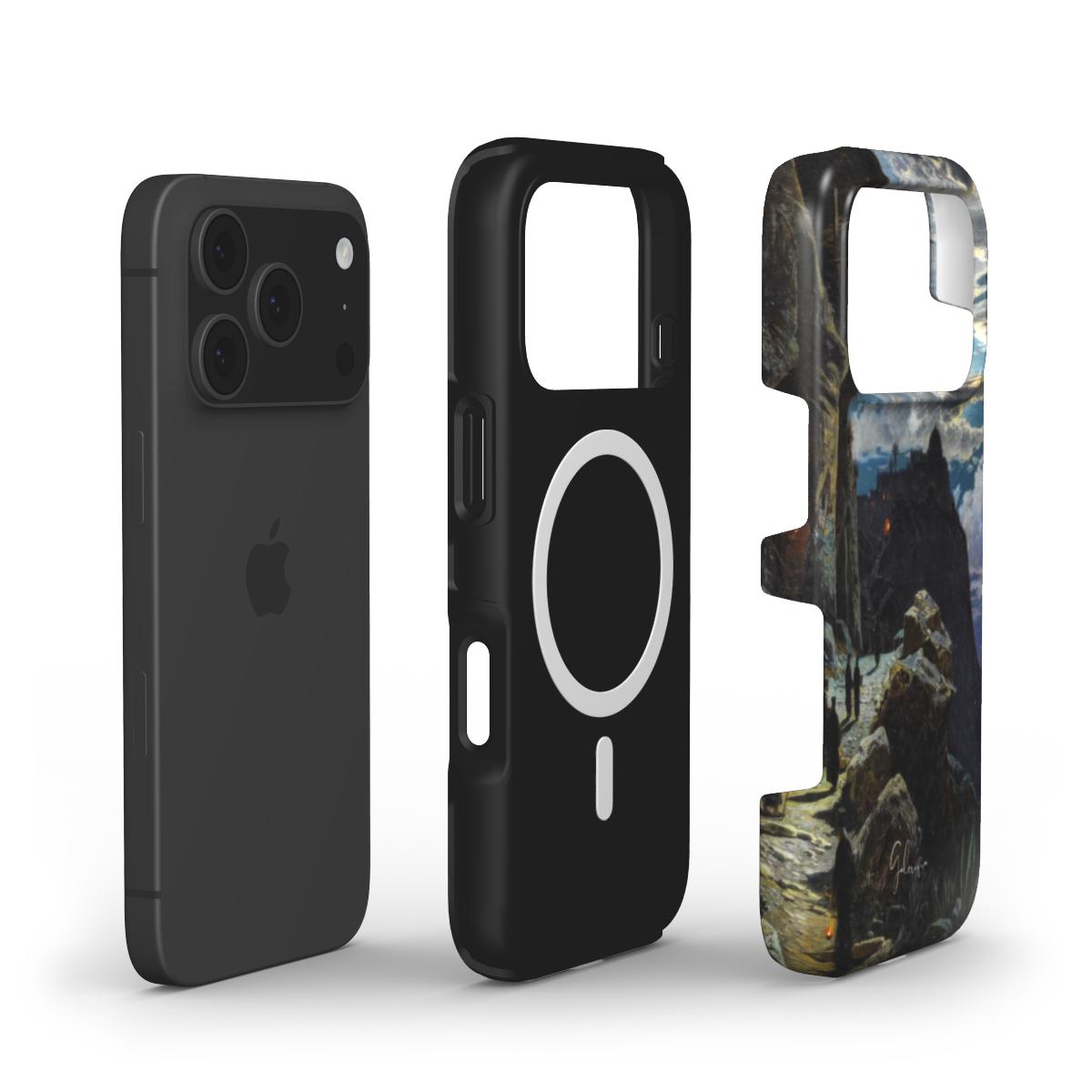 Nightly Walk of the Monks to the Mount Athos by Hermann Corrodi MagSafe iPhone Case