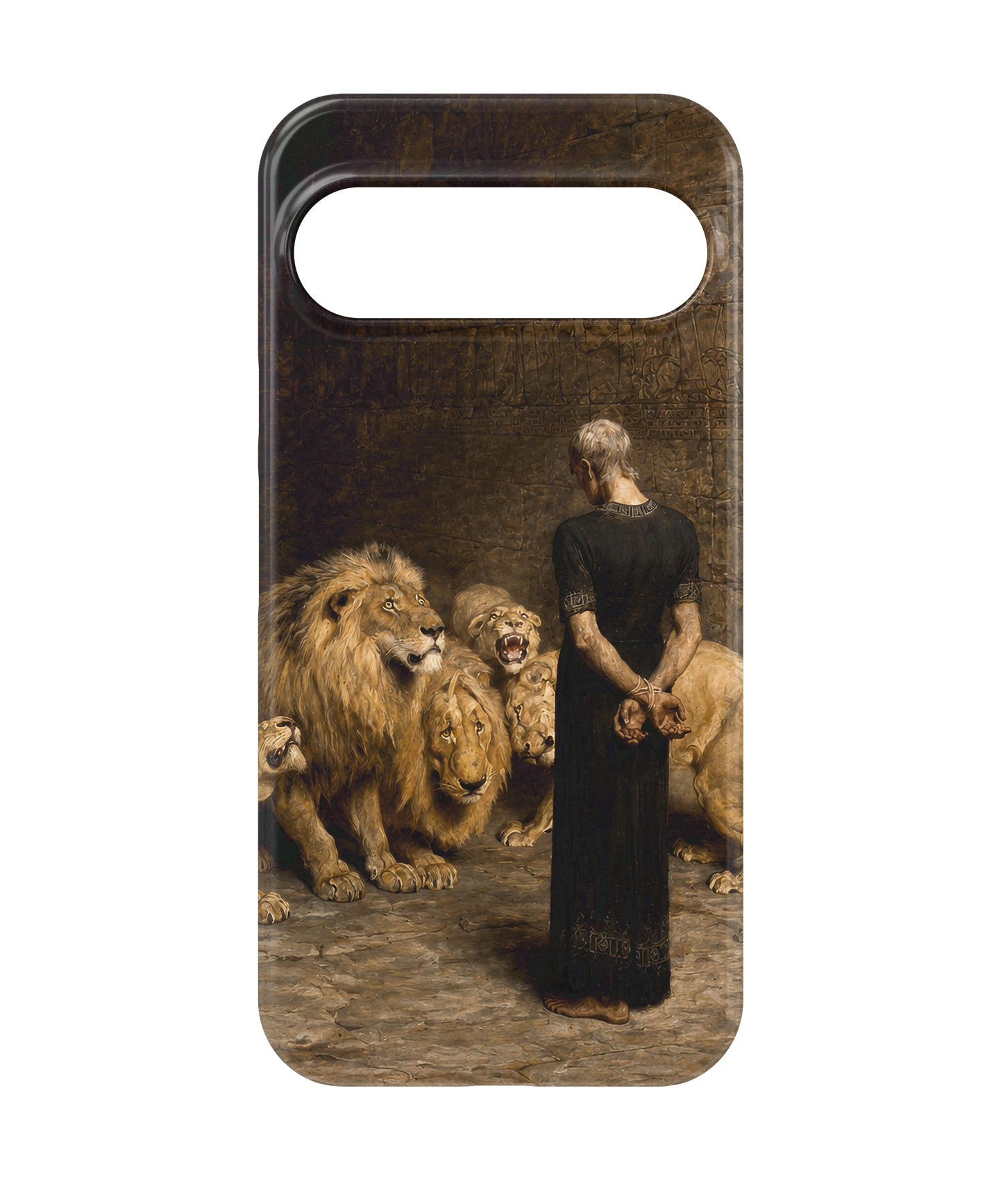 Daniel in the Lions' Den by Briton Rivière Google Pixel Case - Logo Free