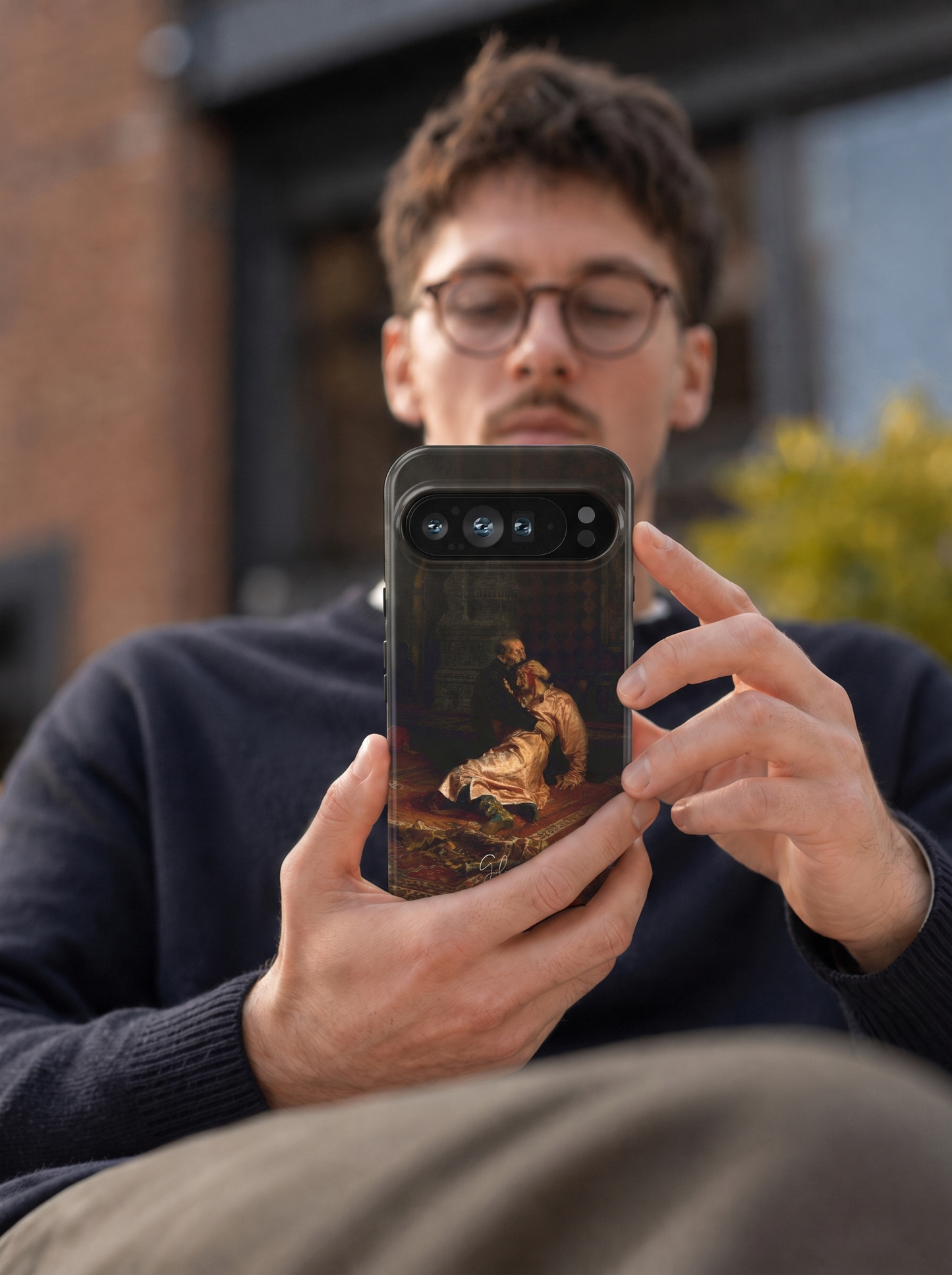 Ivan the Terrible and His Son Ivan by Ilya Repin Google Pixel Case