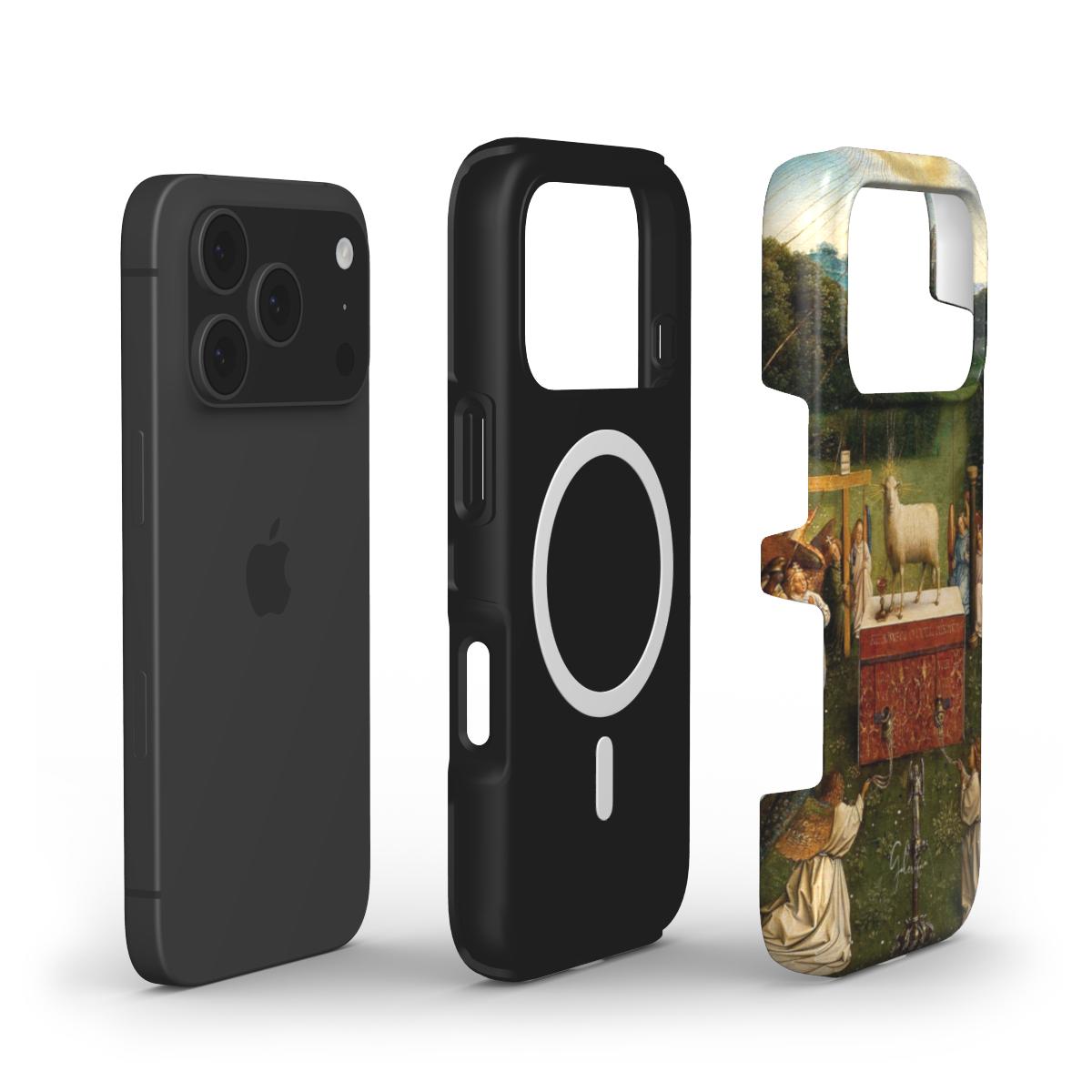 Adoration of the Mystic Lamb by Jan van Eyck MagSafe iPhone Case