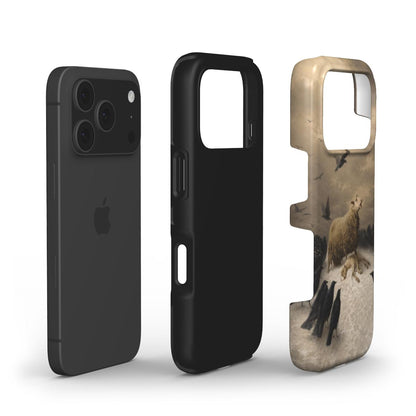 Anguish by August Friedrich Albrecht Schenck iPhone Case