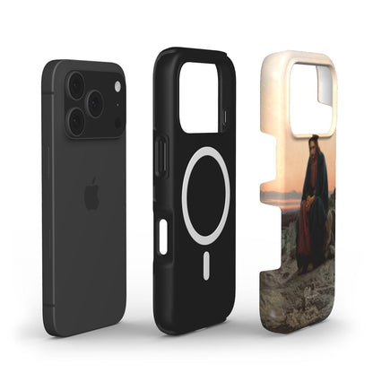 Christ in the Wilderness by Ivan Kramskoy MagSafe iPhone Case