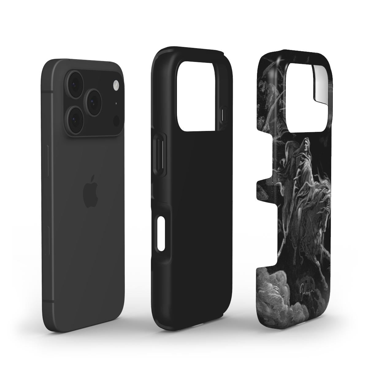 Death on the Pale Horse by Gustave Doré iPhone Case