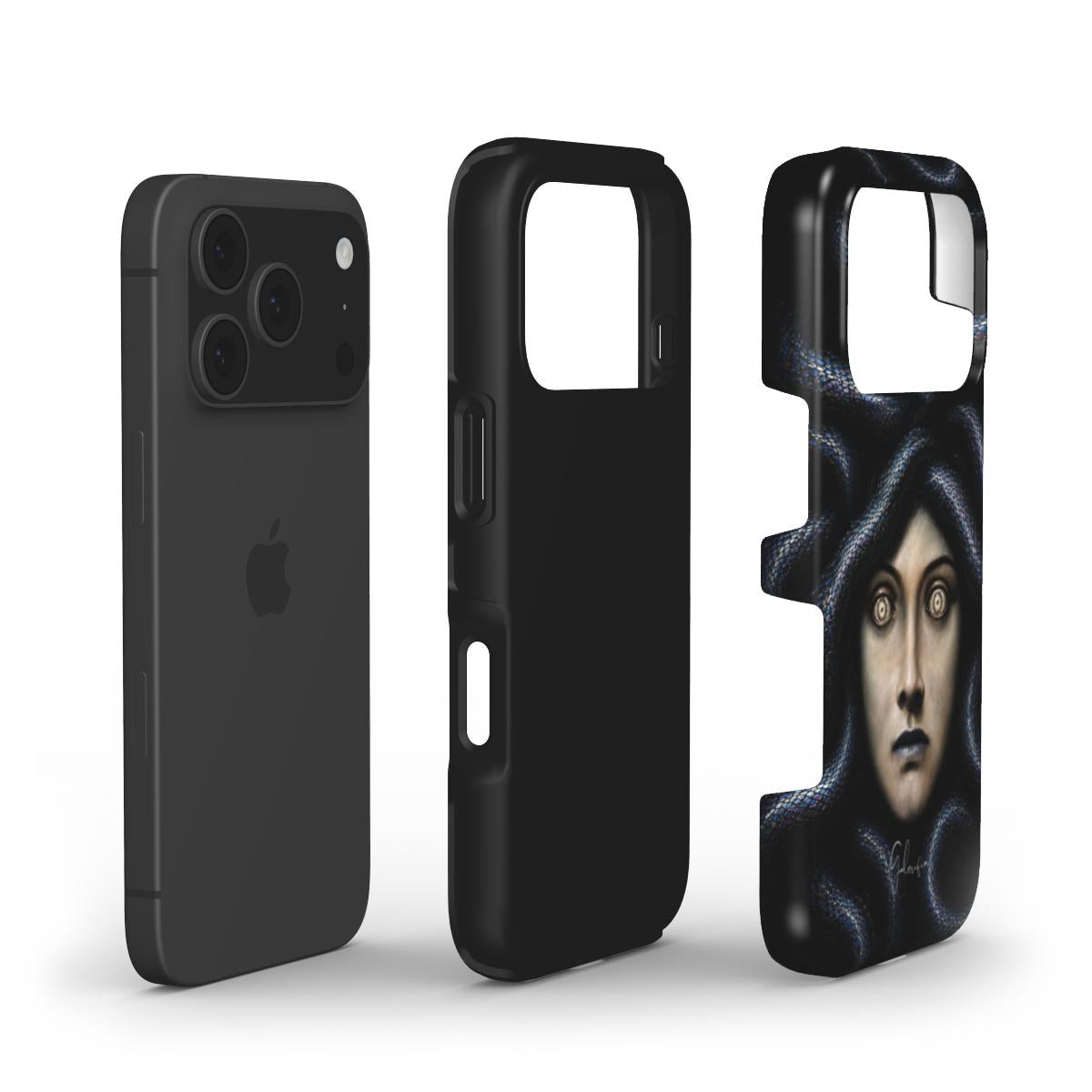 Head of Medusa by Franz von Stuck iPhone Case