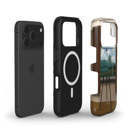 La condition humaine by René Magritte MagSafe iPhone Case