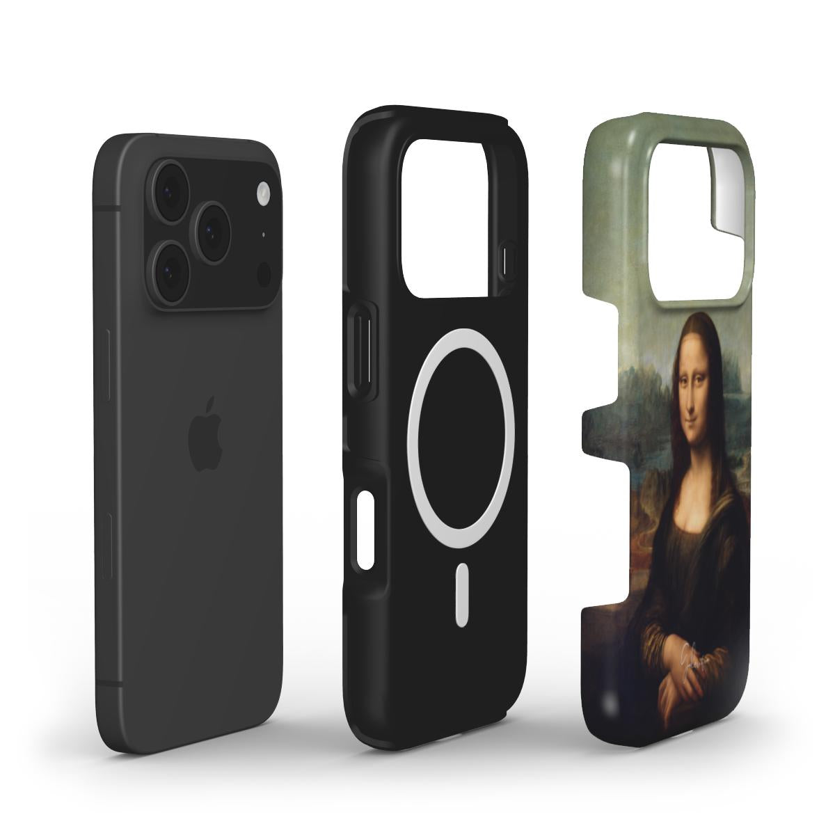 Mona Lisa by Leonardo da Vinci MagSafe iPhone Case