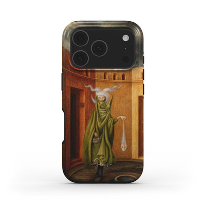 Mujer saliendo del psicoanalista by Remedios Varo MagSafe iPhone Case