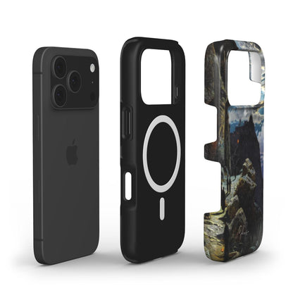 Nightly Walk of the Monks to the Mount Athos by Hermann Corrodi MagSafe iPhone Case