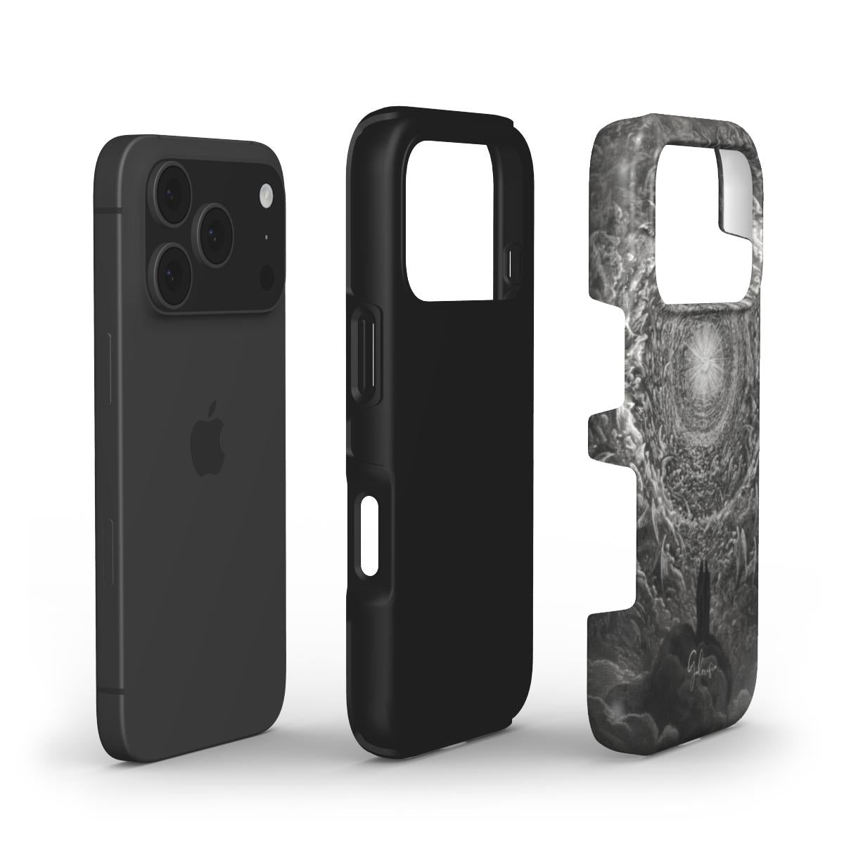 Paradiso, Canto XXXIV by Gustave Doré iPhone Case