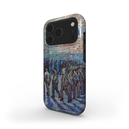 Prisoners Exercising by Vincent van Gogh iPhone Case