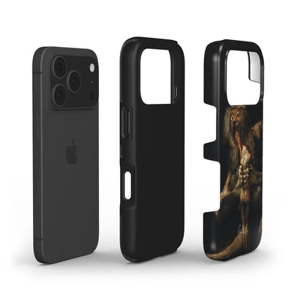 Saturn Devouring His Son by Francisco Goya iPhone Case