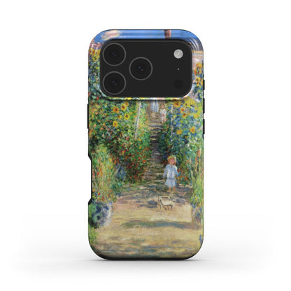 The Artist's Garden at Vétheuil by Claude Monet iPhone Case