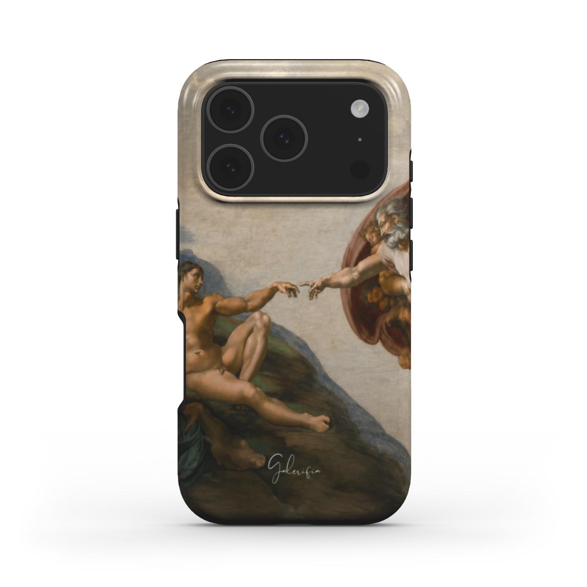 The Creation of Adam by Michelangelo MagSafe iPhone Case
