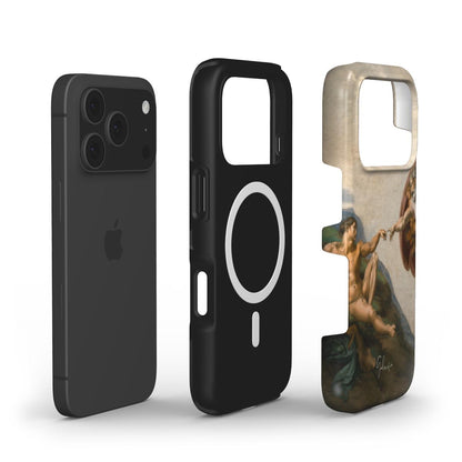 The Creation of Adam by Michelangelo MagSafe iPhone Case