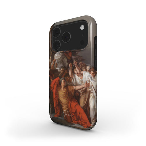 The Death of Julius Caesar by Vincenzo Camuccini iPhone Case