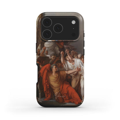 The Death of Julius Caesar by Vincenzo Camuccini iPhone Case