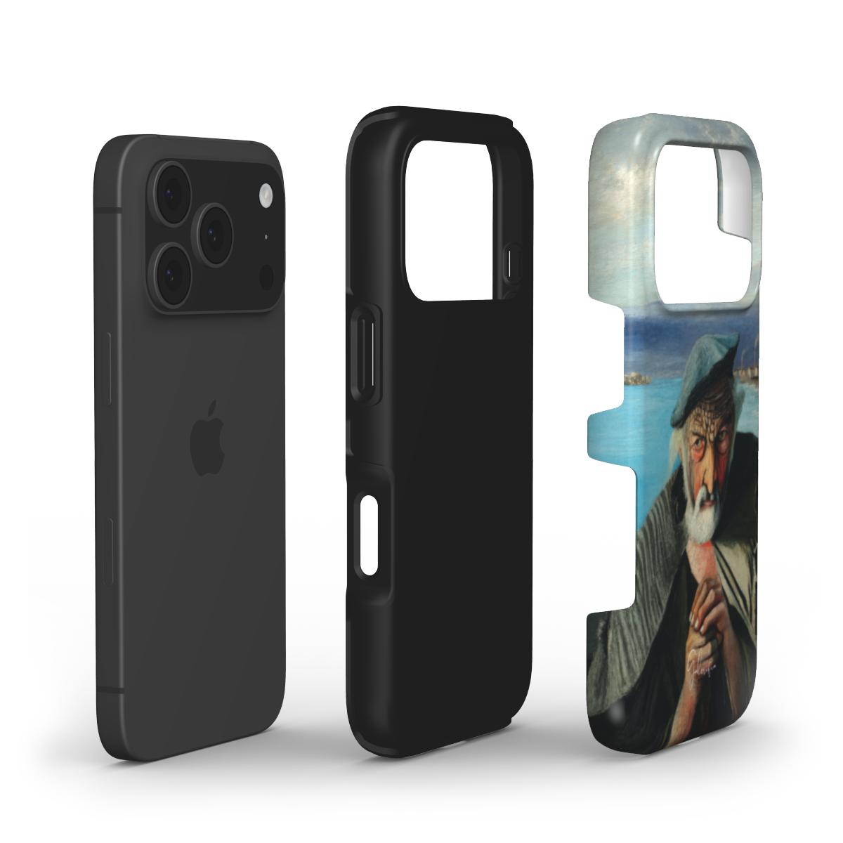 The Old Fisherman by Tivadar Kosztka Csontváry iPhone Case
