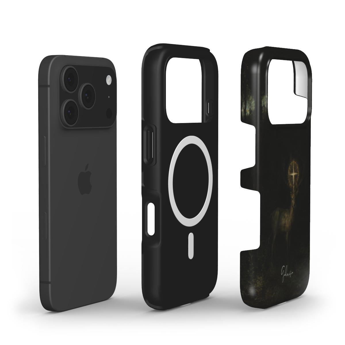 The Vision of Saint Hubert Inspired by Gustave Moreau MagSafe iPhone Case