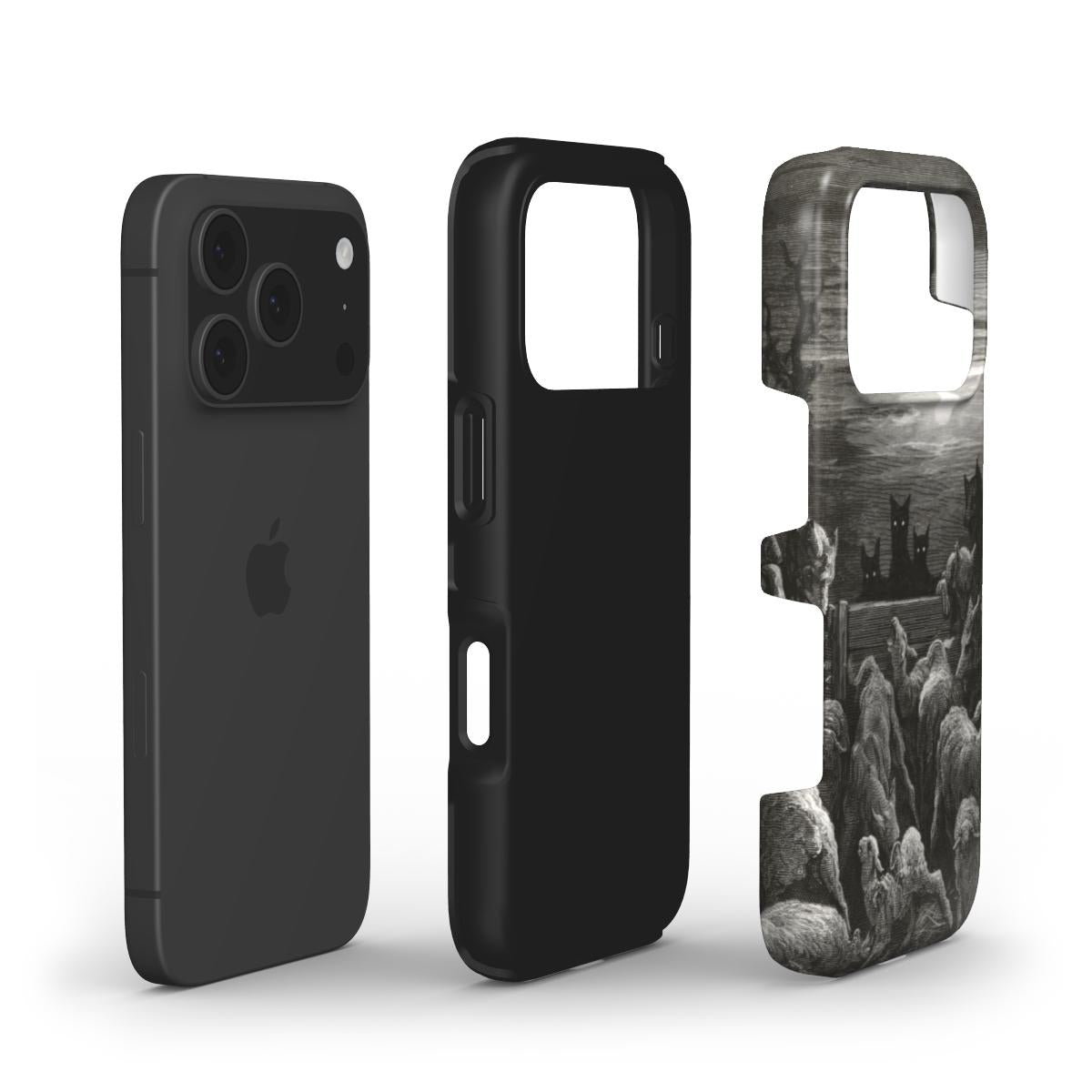 The Wolves and the Sheep by Gustave Doré iPhone Case