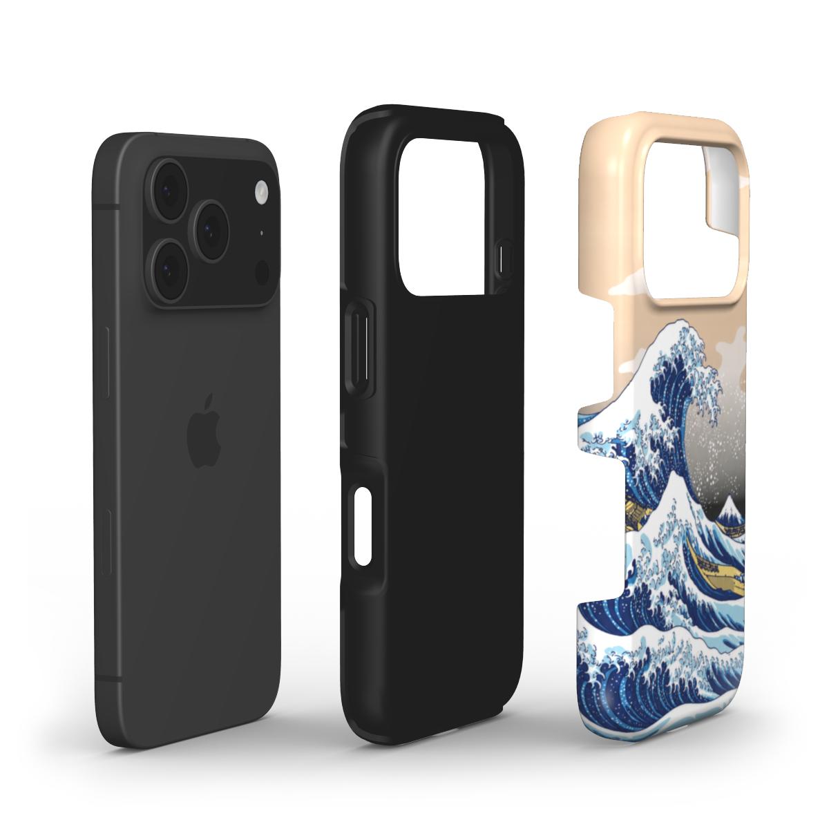Under the Wave off Kanagawa by Katsushika Hokusai iPhone Case