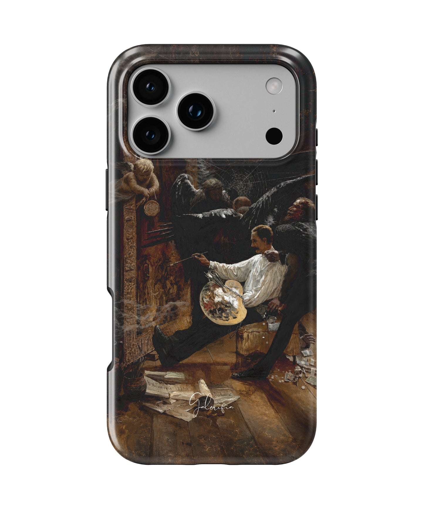 A Satire on the Criticism of Witkiewicz by Wojciech Piechowski iPhone Case