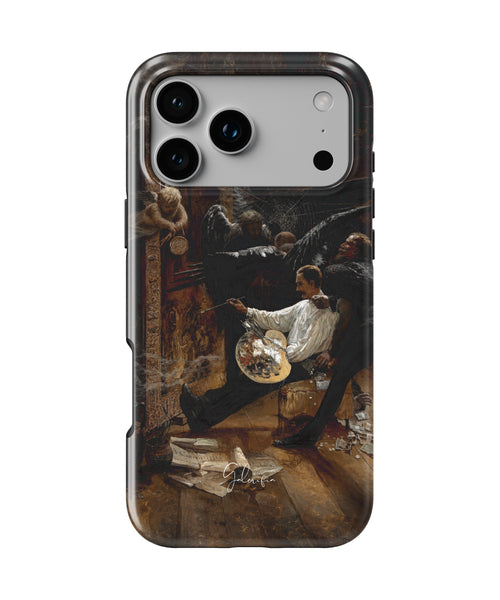 A Satire on the Criticism of Witkiewicz by Wojciech Piechowski iPhone Case