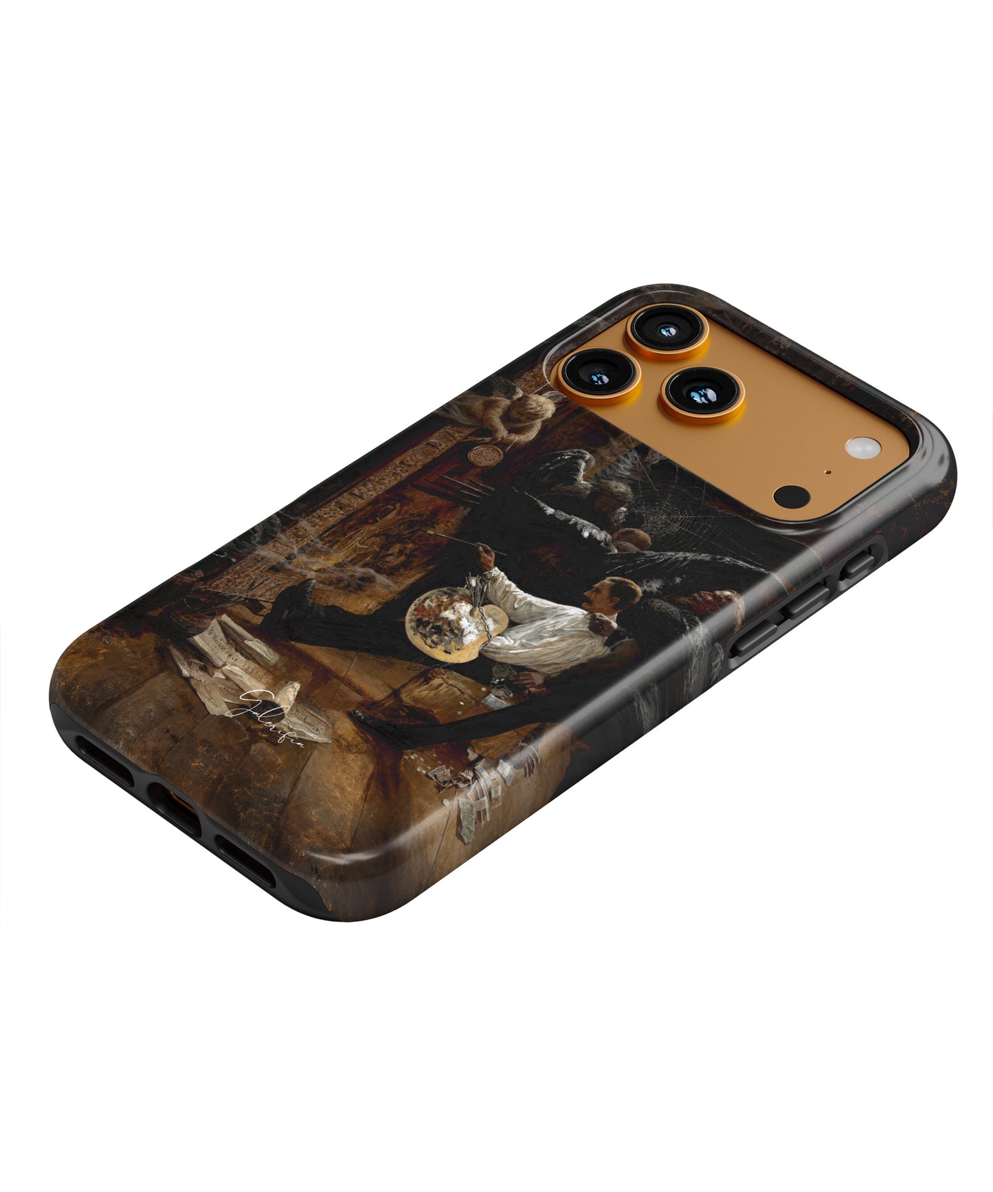 A Satire on the Criticism of Witkiewicz by Wojciech Piechowski iPhone Case