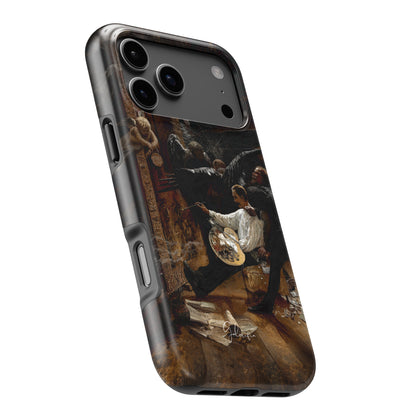 A Satire on the Criticism of Witkiewicz by Wojciech Piechowski iPhone Case