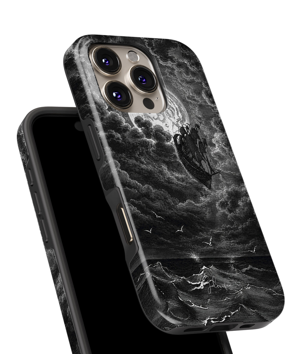 A Voyage to the Moon by Gustave Doré MagSafe iPhone Case