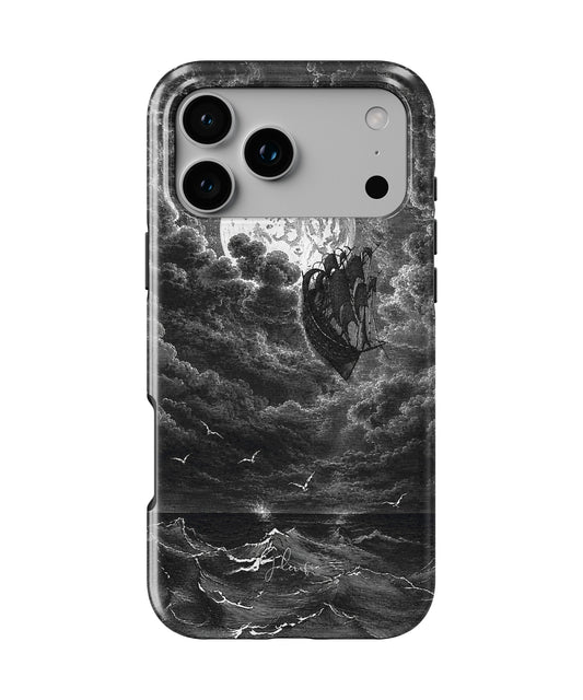 A Voyage to the Moon by Gustave Doré iPhone Case