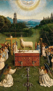 Adoration of the Mystic Lamb by Jan van Eyck