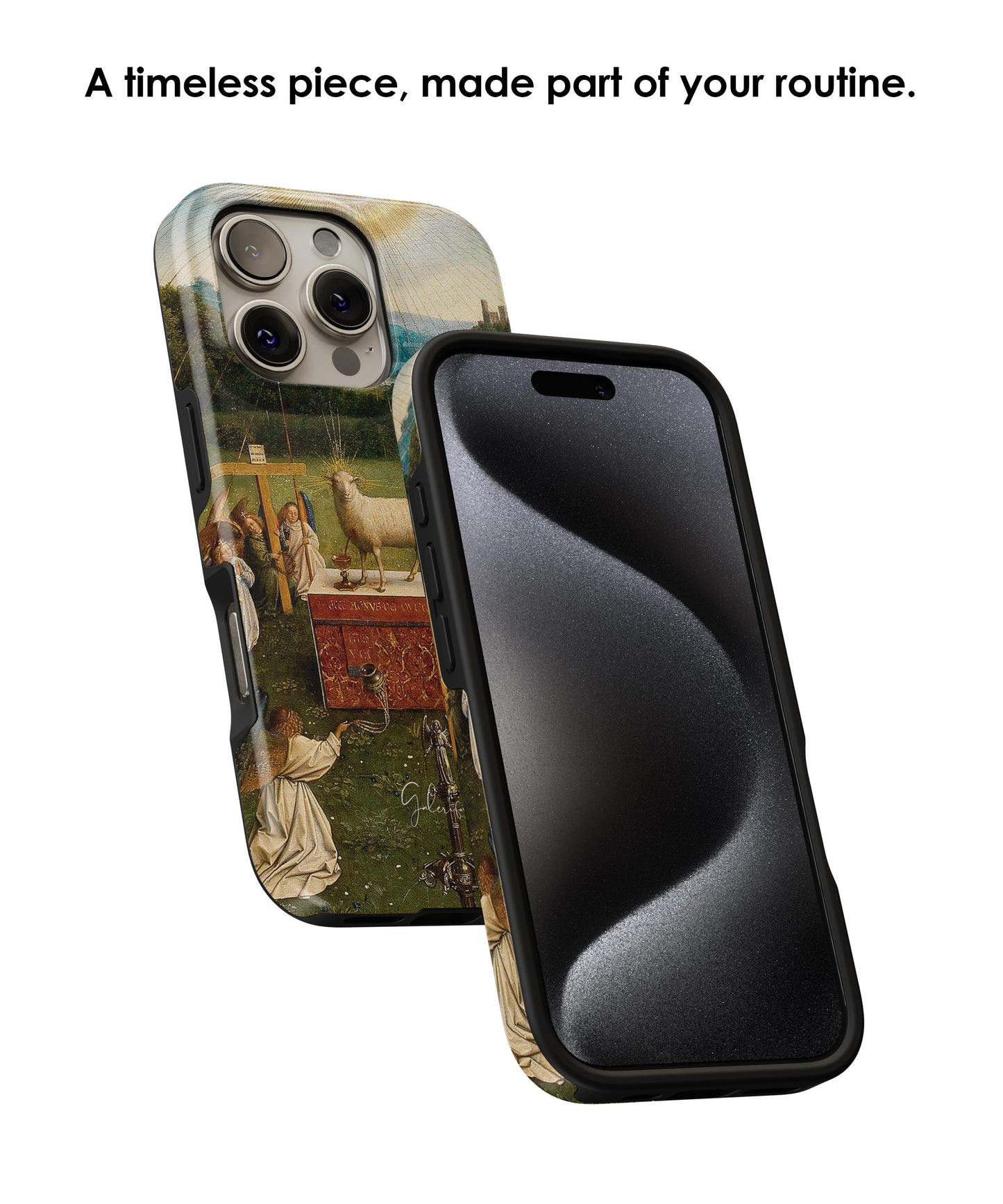 Adoration of the Mystic Lamb by Jan van Eyck iPhone Case