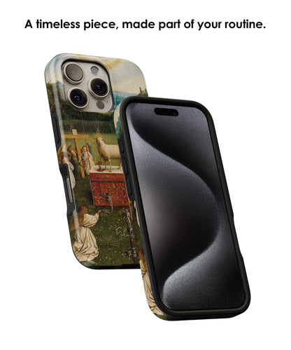 Adoration of the Mystic Lamb by Jan van Eyck iPhone Case