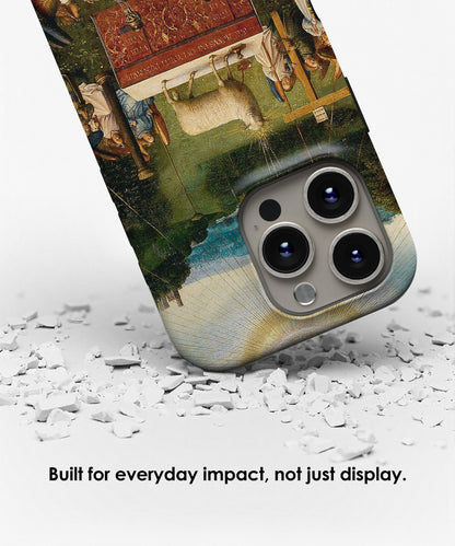 Adoration of the Mystic Lamb by Jan van Eyck iPhone Case