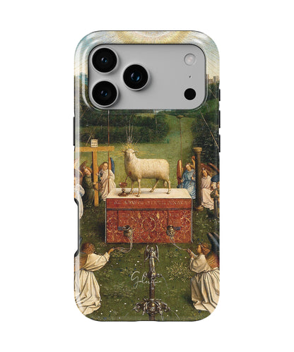 Adoration of the Mystic Lamb by Jan van Eyck iPhone Case