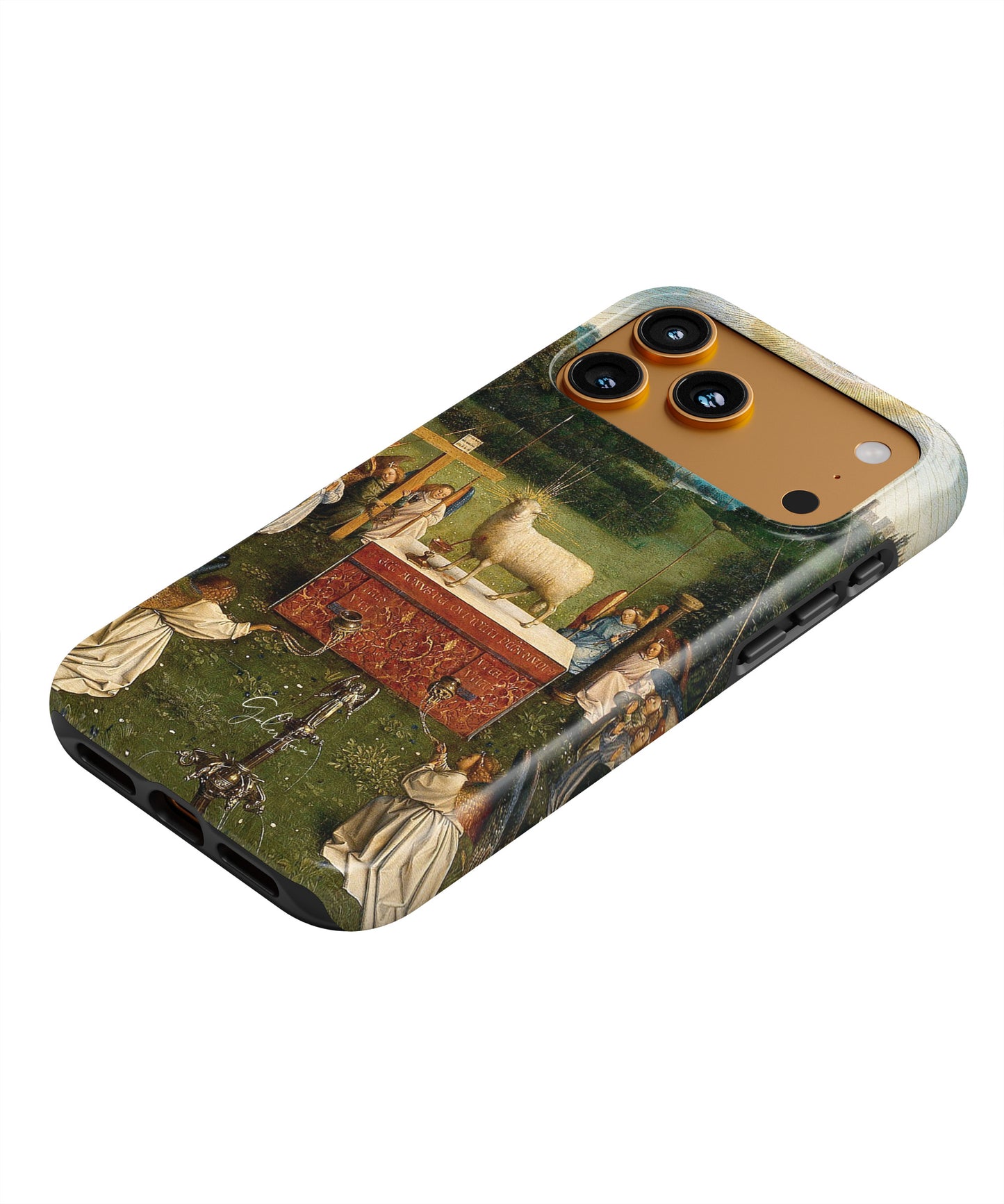 Adoration of the Mystic Lamb by Jan van Eyck iPhone Case
