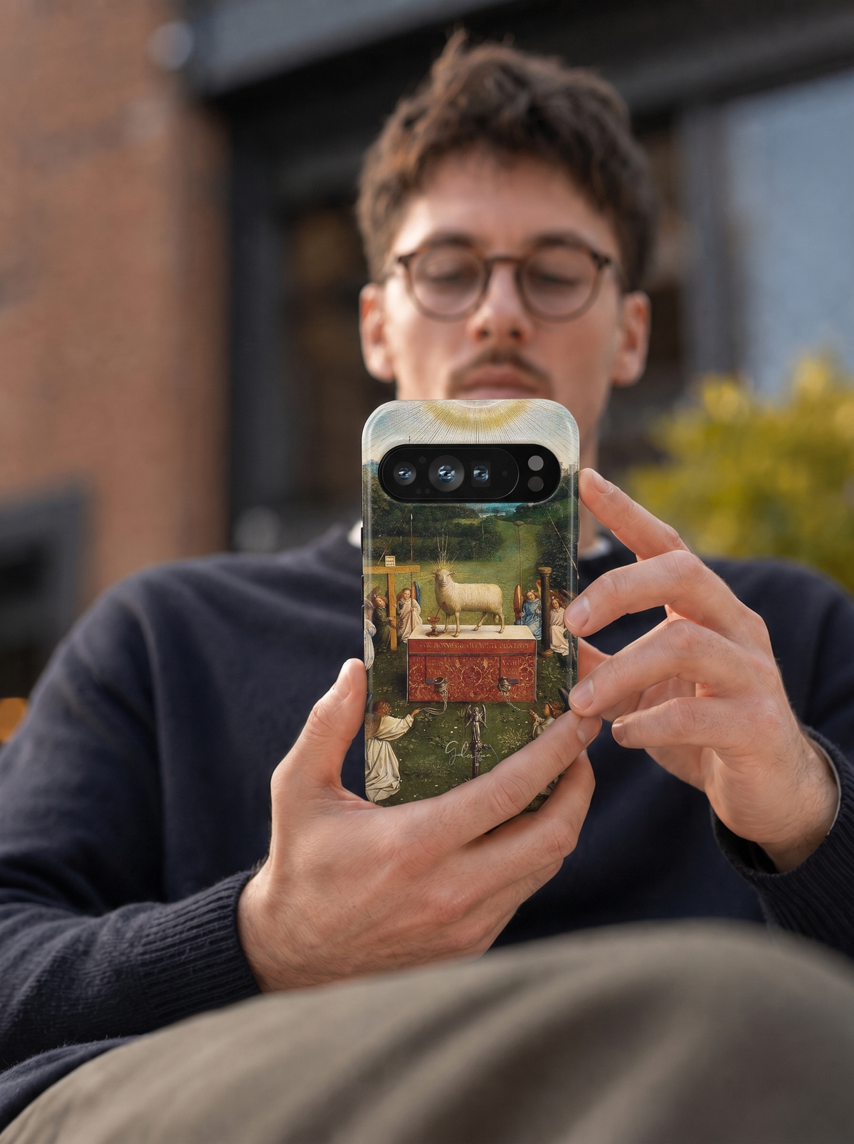 Adoration of the Mystic Lamb by Jan van Eyck Google Pixel Case