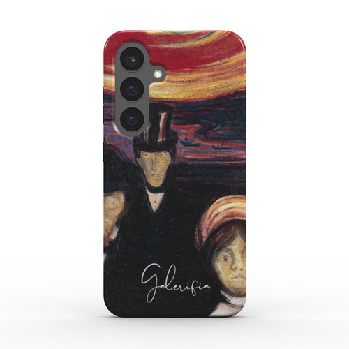 Back view of Anxiety by Edvard Munch printed on a Samsung Galaxy case