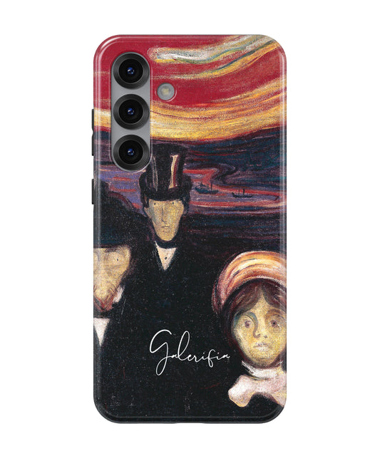 Anxiety by Edvard Munch Samsung Galaxy Case