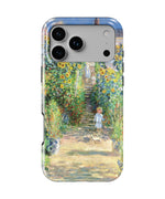 The Artist's Garden at Vétheuil by Claude Monet iPhone case