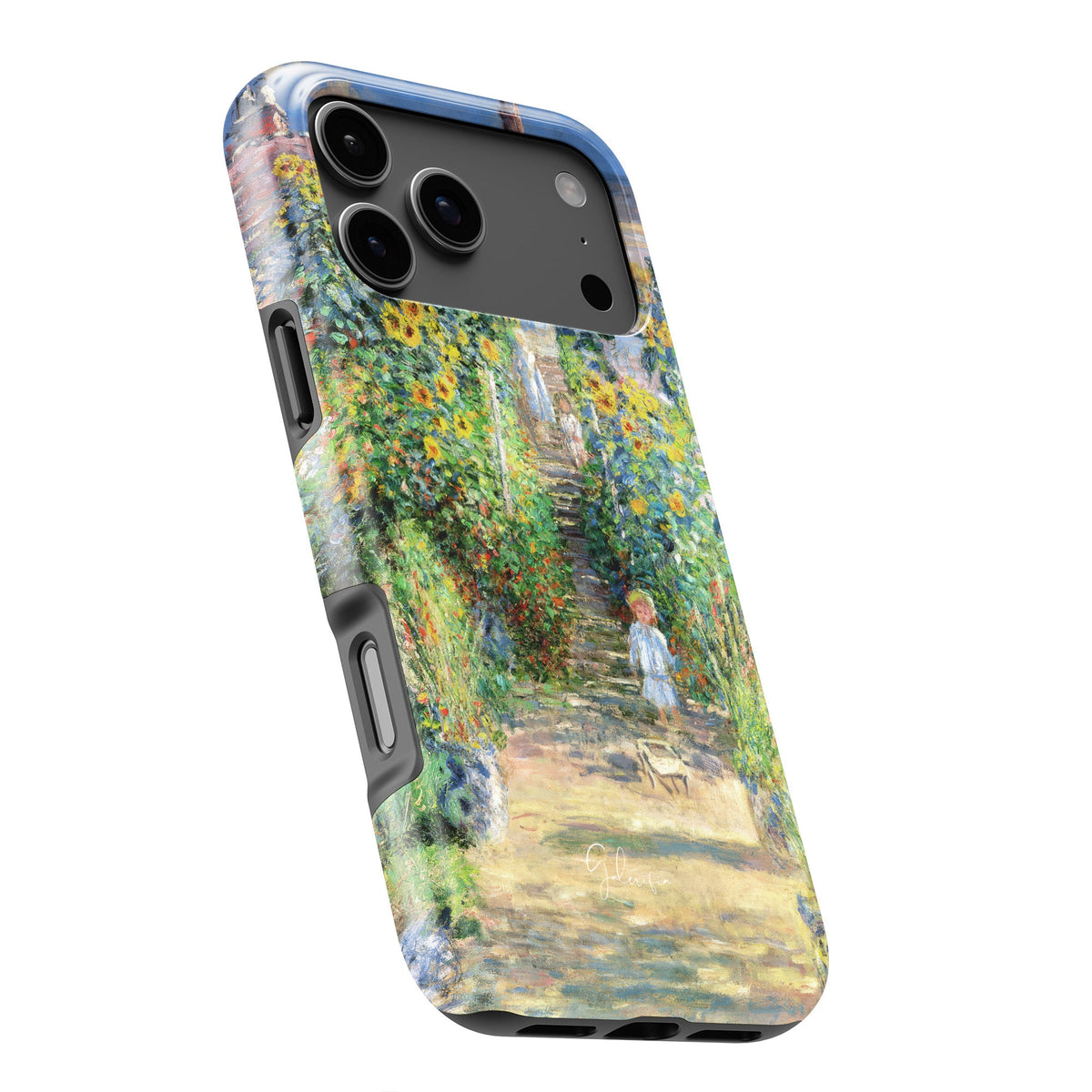 The Artist's Garden at Vétheuil by Claude Monet iPhone case