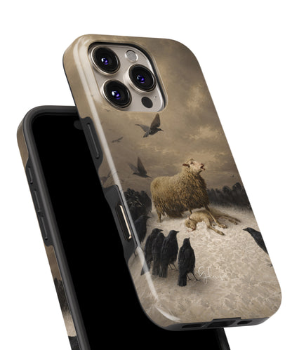 Anguish by August Friedrich Albrecht Schenck iPhone Case