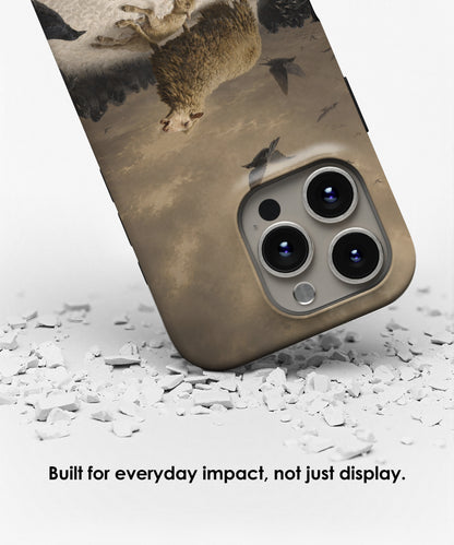 Anguish by August Friedrich Albrecht Schenck iPhone Case