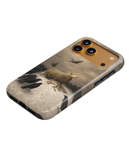 Anguish by August Friedrich Albrecht Schenck iPhone Case