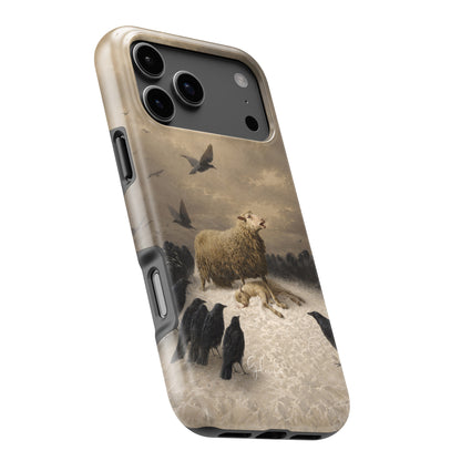 Anguish by August Friedrich Albrecht Schenck iPhone Case