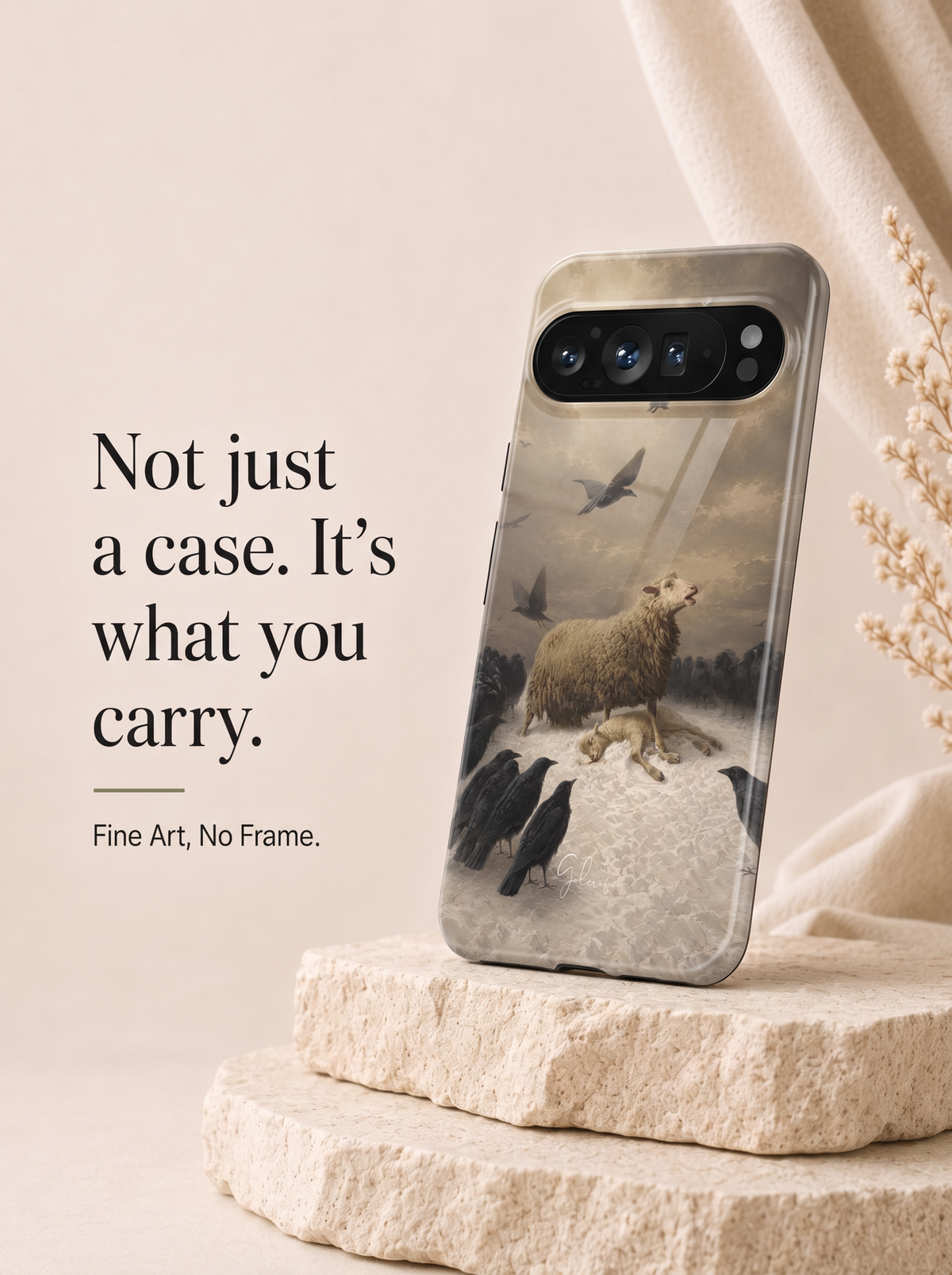 Anguish by August Friedrich Schenck Google Pixel Case