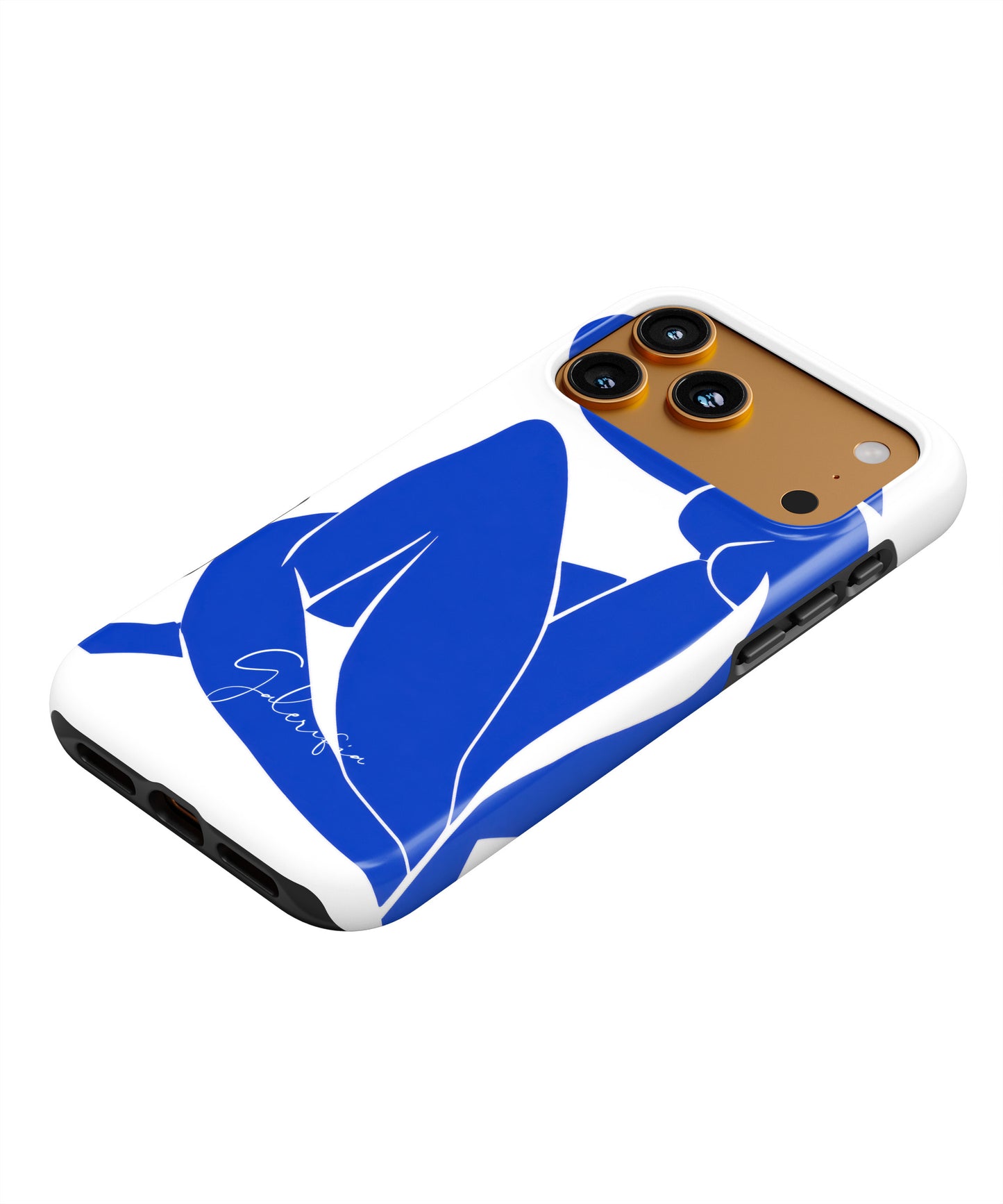 Premium fine art iPhone cases by Galerifia displayed as part of an everyday carry collection featuring modern abstract artwork.