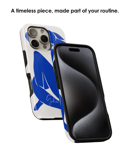 Lifestyle render of Blue Nude II by Henri Matisse premium iPhone case designed for everyday protection by Galerifia.