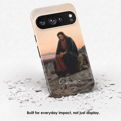 Christ in the Wilderness by Ivan Kramskoy Google Pixel Case