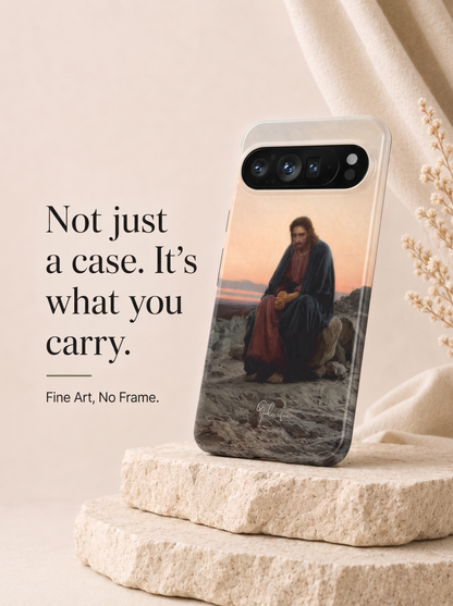 Christ in the Wilderness by Ivan Kramskoy Google Pixel Case